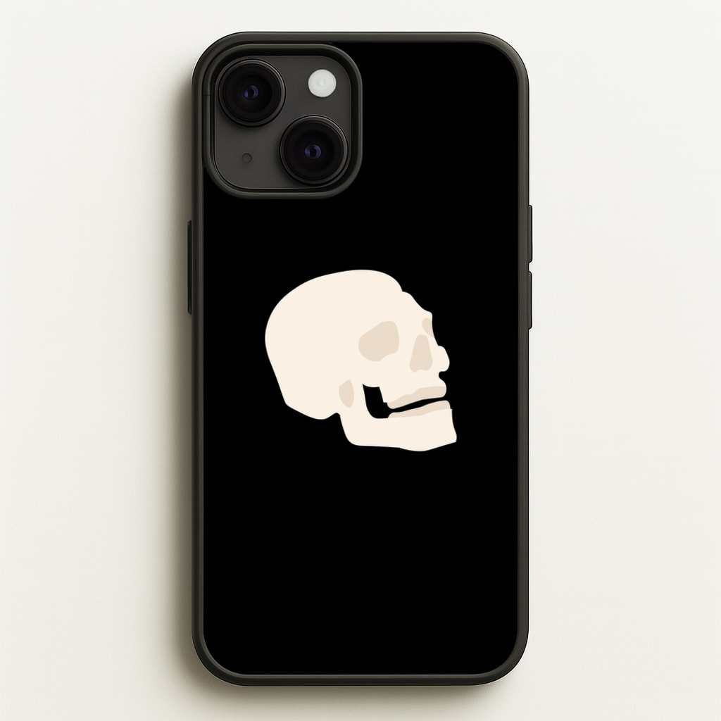 Skull Outline - Halloween - Halloween Phone Case for iPhone 13 Mini