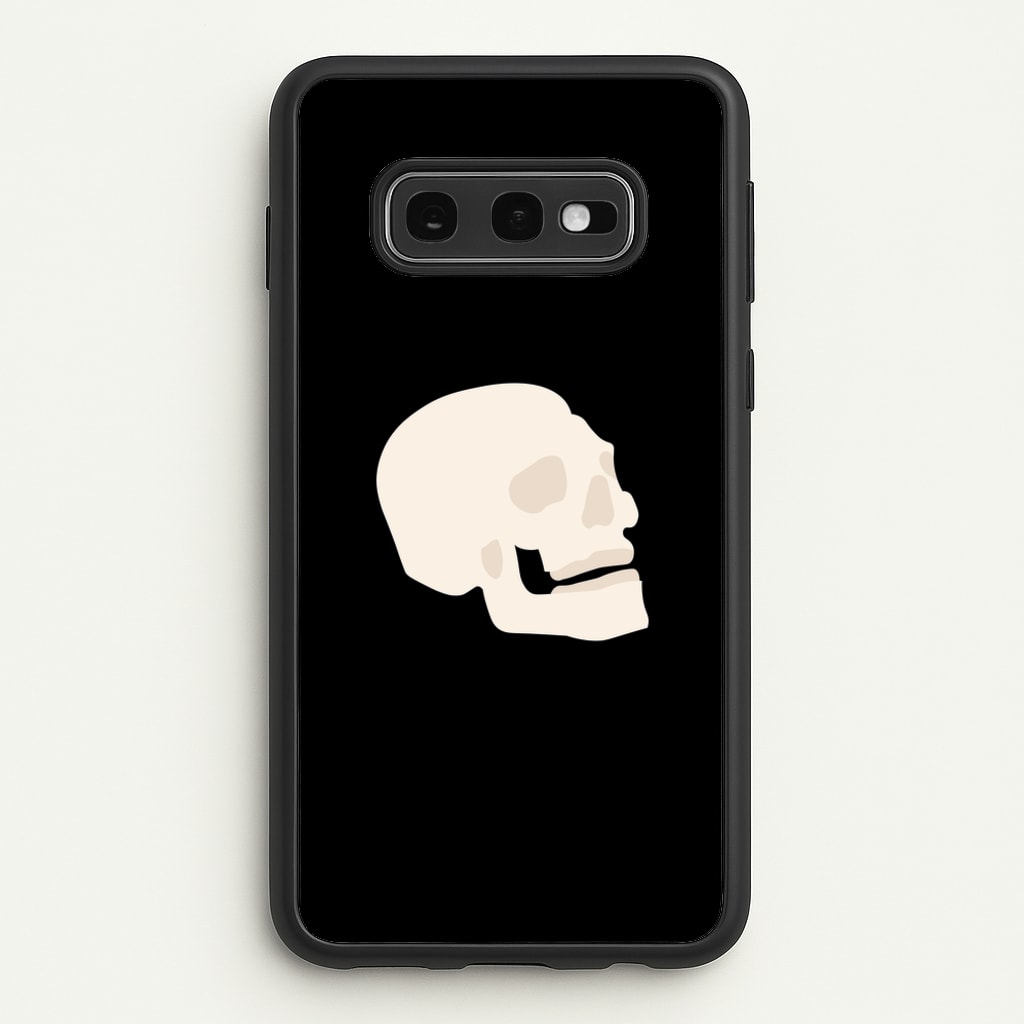 Skull Outline - Halloween - Halloween Phone Case for Galaxy S10e