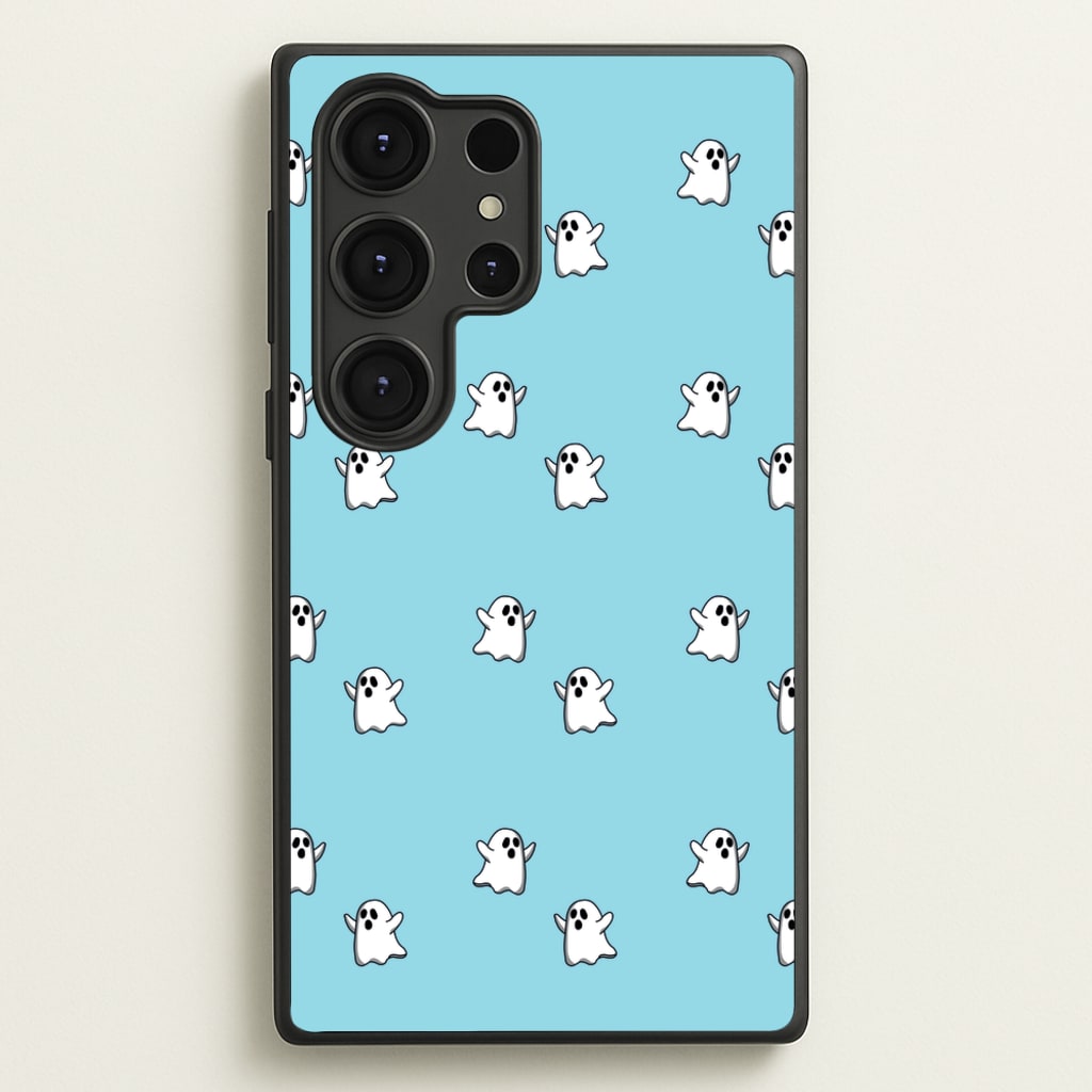 Ghost Pattern - Halloween - Halloween Phone Case for Galaxy S25 Ultra