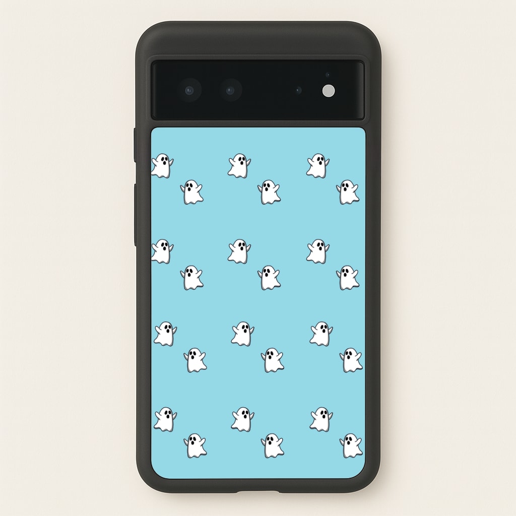 Ghost Pattern - Halloween - Halloween Phone Case for Google Pixel 6