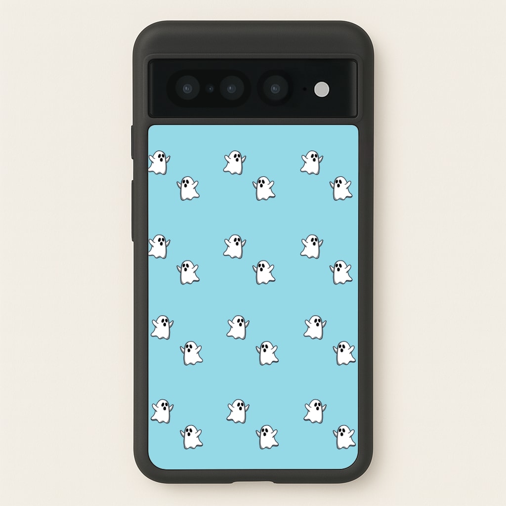 Ghost Pattern - Halloween - Halloween Phone Case for Google Pixel 7 Pro