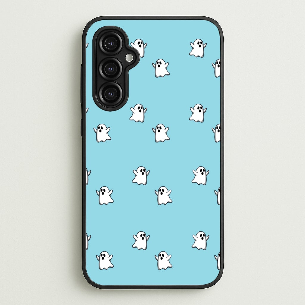Ghost Pattern - Halloween - Halloween Phone Case for Galaxy A14