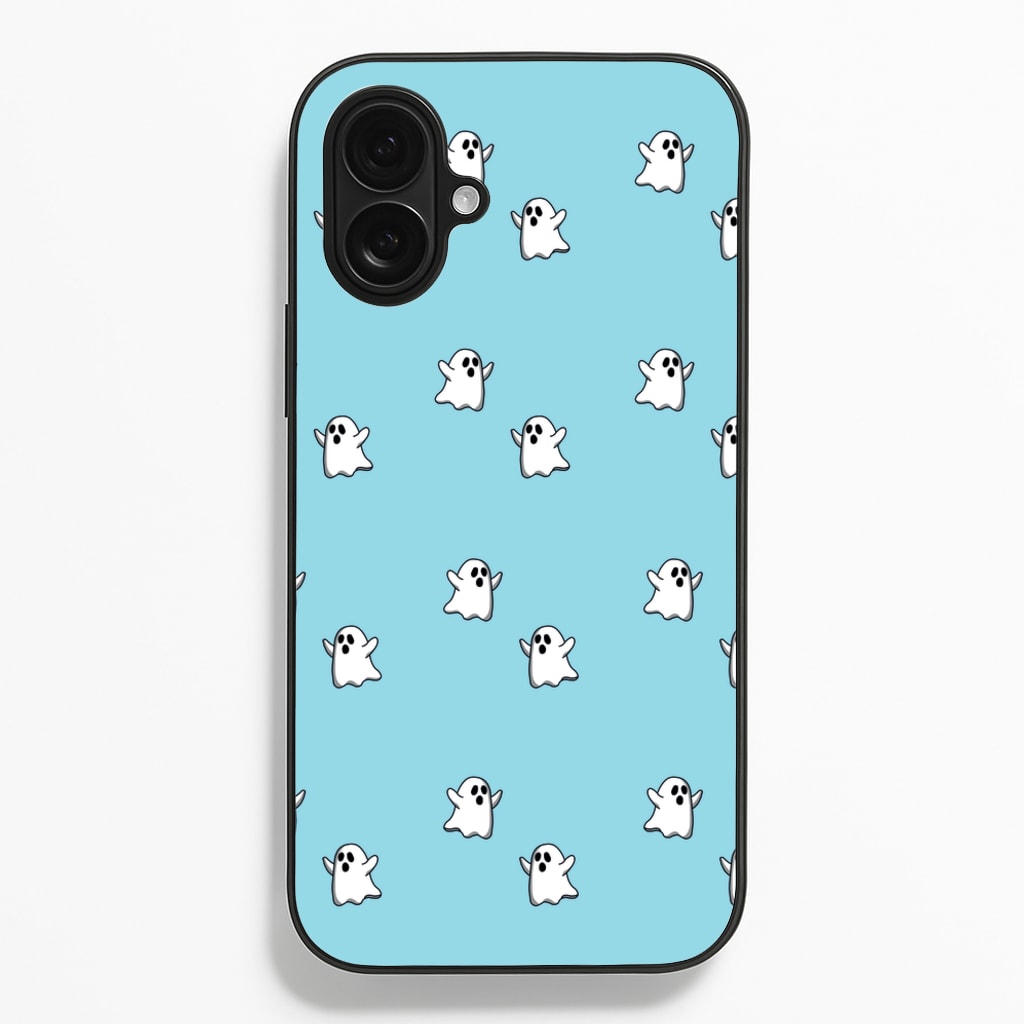 Ghost Pattern - Halloween - Halloween Phone Case for iPhone 16 Plus