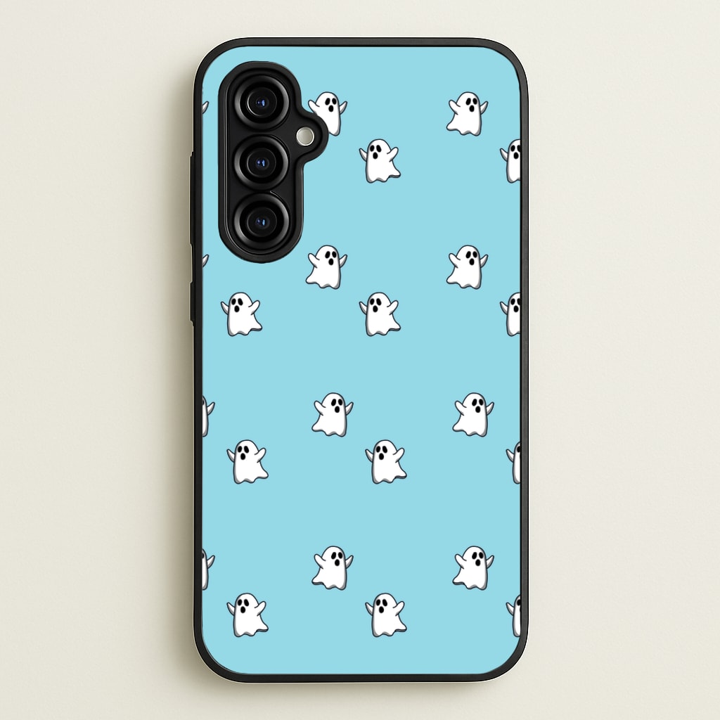 Ghost Pattern - Halloween - Halloween Phone Case for Galaxy A54
