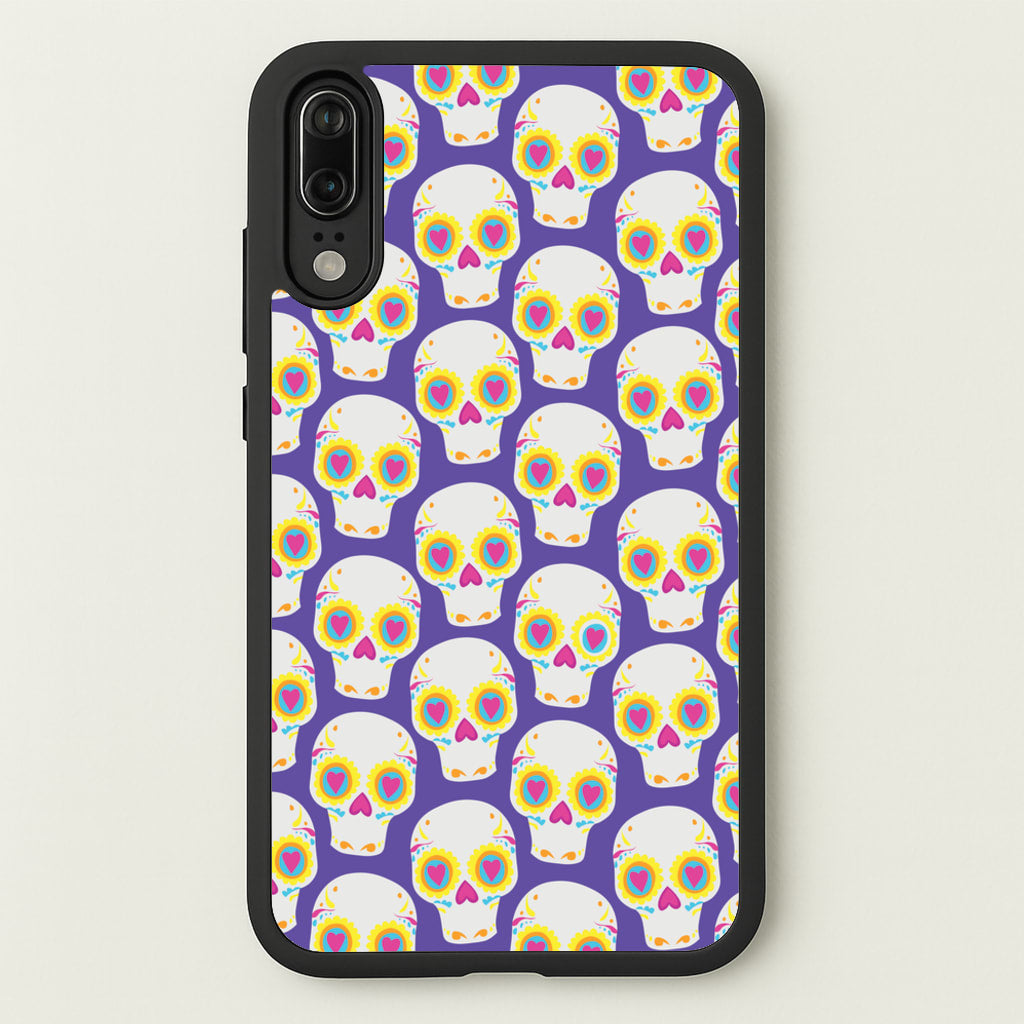 Skull Pattern - Halloween - Halloween Phone Case for Huawei P20