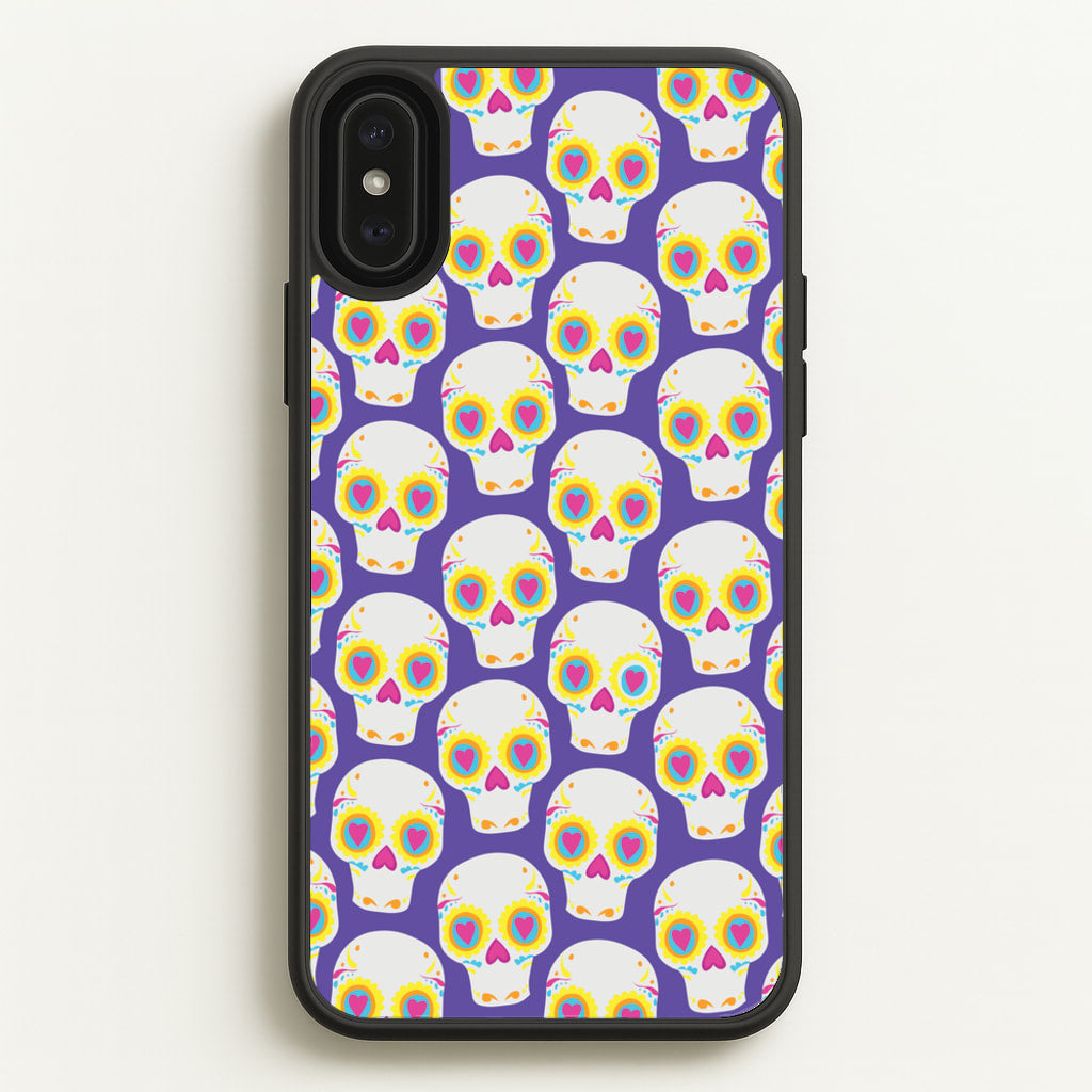 Skull Pattern - Halloween - Halloween Phone Case for iPhone XS Max