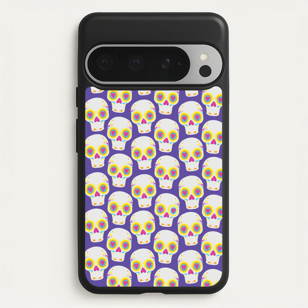 Skull Pattern - Halloween - Halloween Phone Case for Google Pixel 9 Pro XL