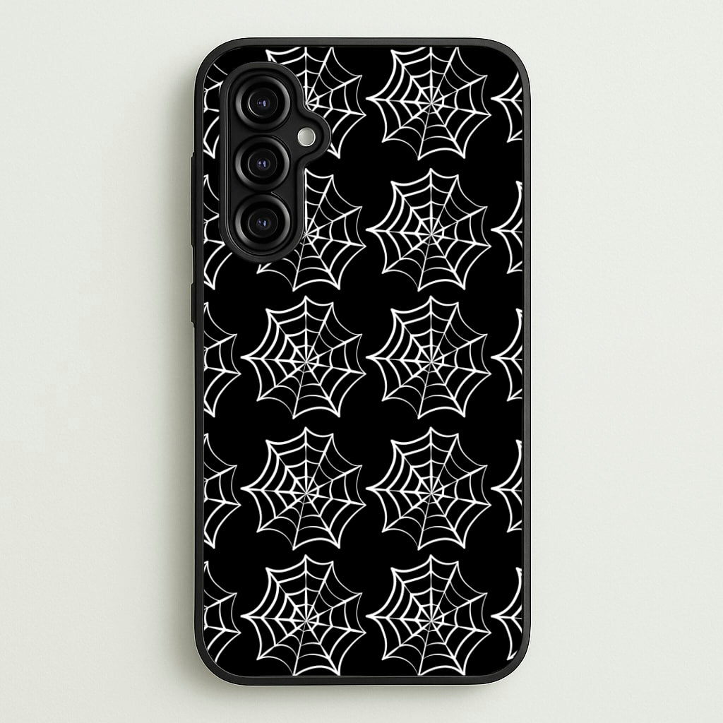 Cobwebs - Halloween - Halloween Phone Case for Galaxy A14