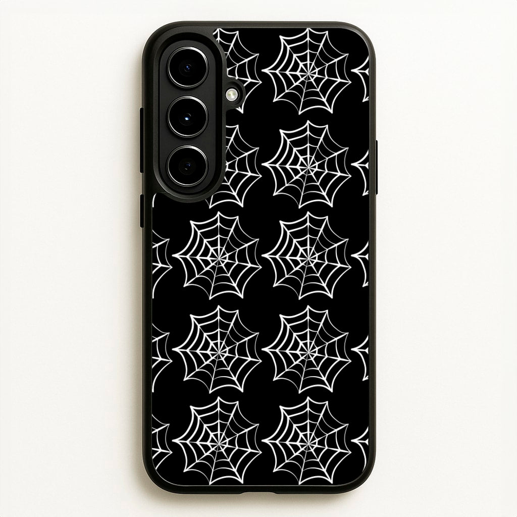 Cobwebs - Halloween - Halloween Phone Case for Galaxy A56