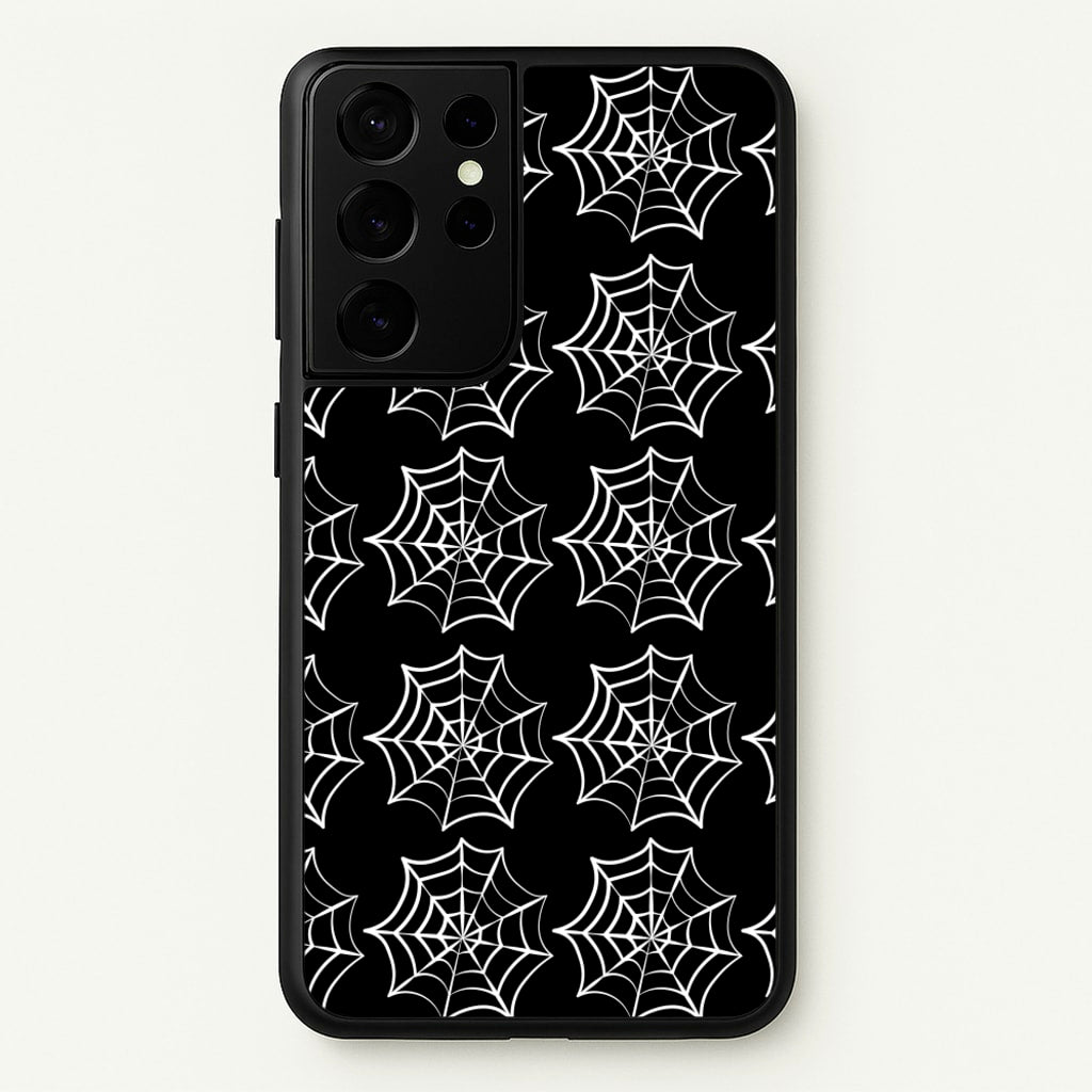 Cobwebs - Halloween - Halloween Phone Case for Galaxy S21 Ultra