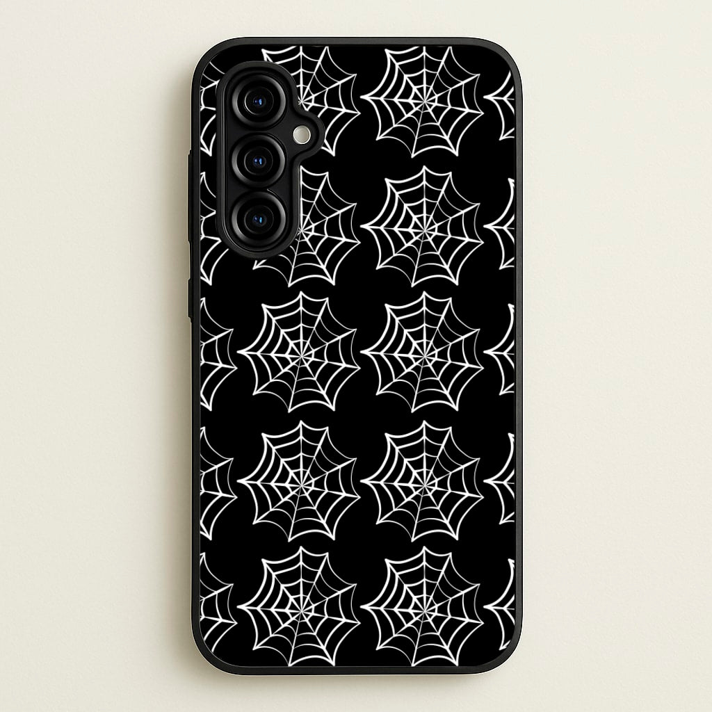 Cobwebs - Halloween - Halloween Phone Case for Galaxy A54