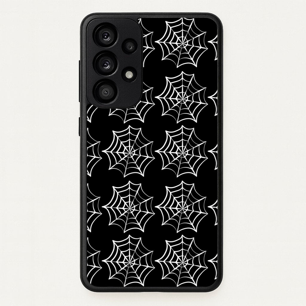 Cobwebs - Halloween - Halloween Phone Case for Galaxy A53