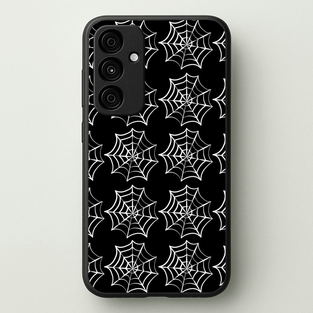 Cobwebs - Halloween - Halloween Phone Case for Galaxy A55