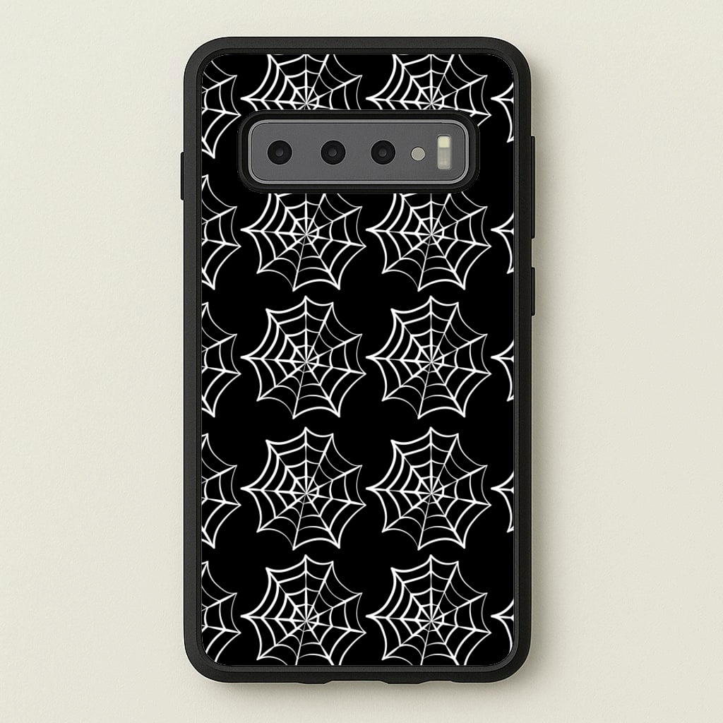 Cobwebs - Halloween - Halloween Phone Case for Galaxy S10
