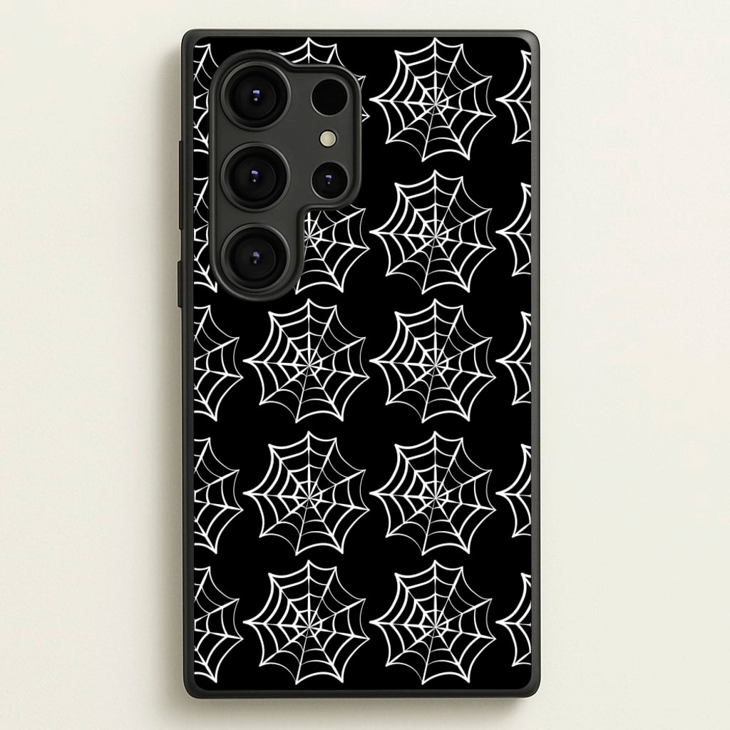 Cobwebs - Halloween - Halloween Phone Case for Galaxy S25 Ultra