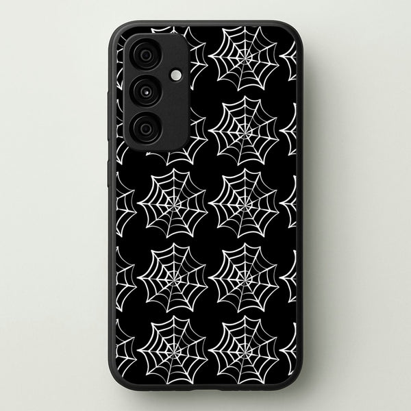 Cobwebs - Halloween - Halloween Phone Case for Galaxy A35