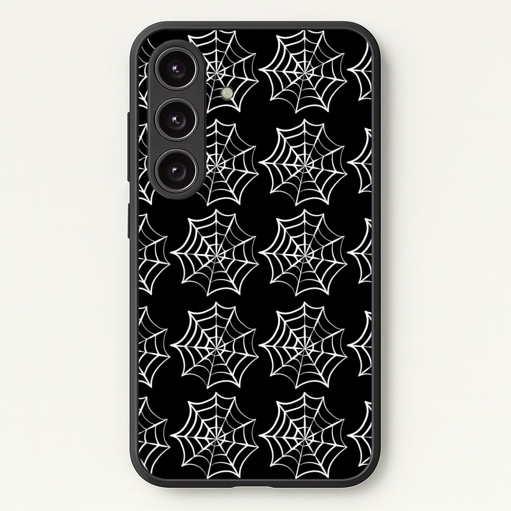 Cobwebs - Halloween - Halloween Phone Case for Galaxy S25 Plus