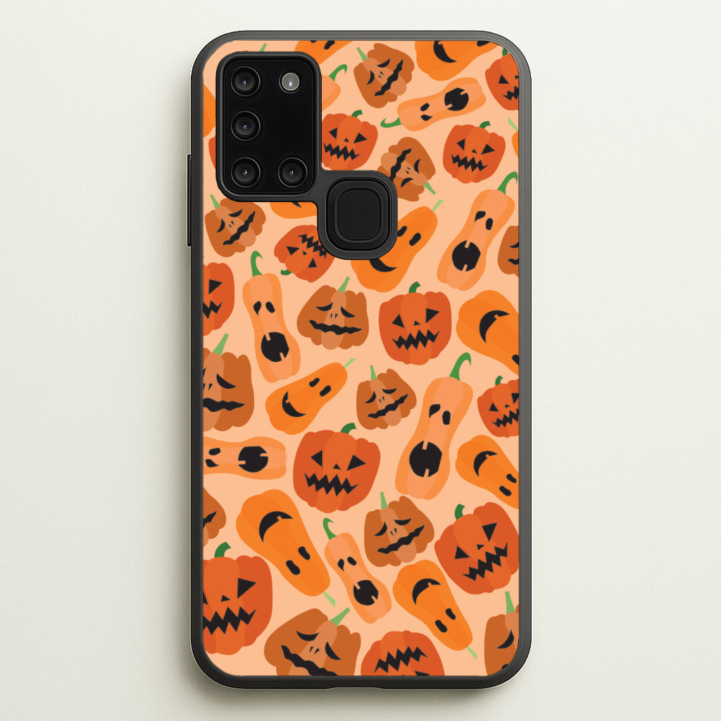 Chilli Pumpkin - Halloween - Halloween Phone Case for Galaxy A21s