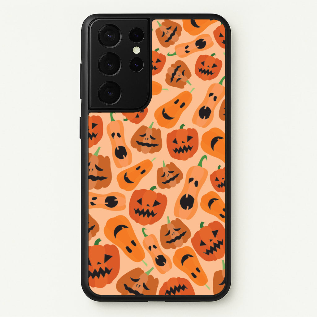 Chilli Pumpkin - Halloween - Halloween Phone Case for Galaxy S21 Ultra