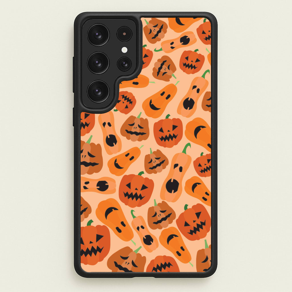 Chilli Pumpkin - Halloween - Halloween Phone Case for Galaxy S22 Ultra
