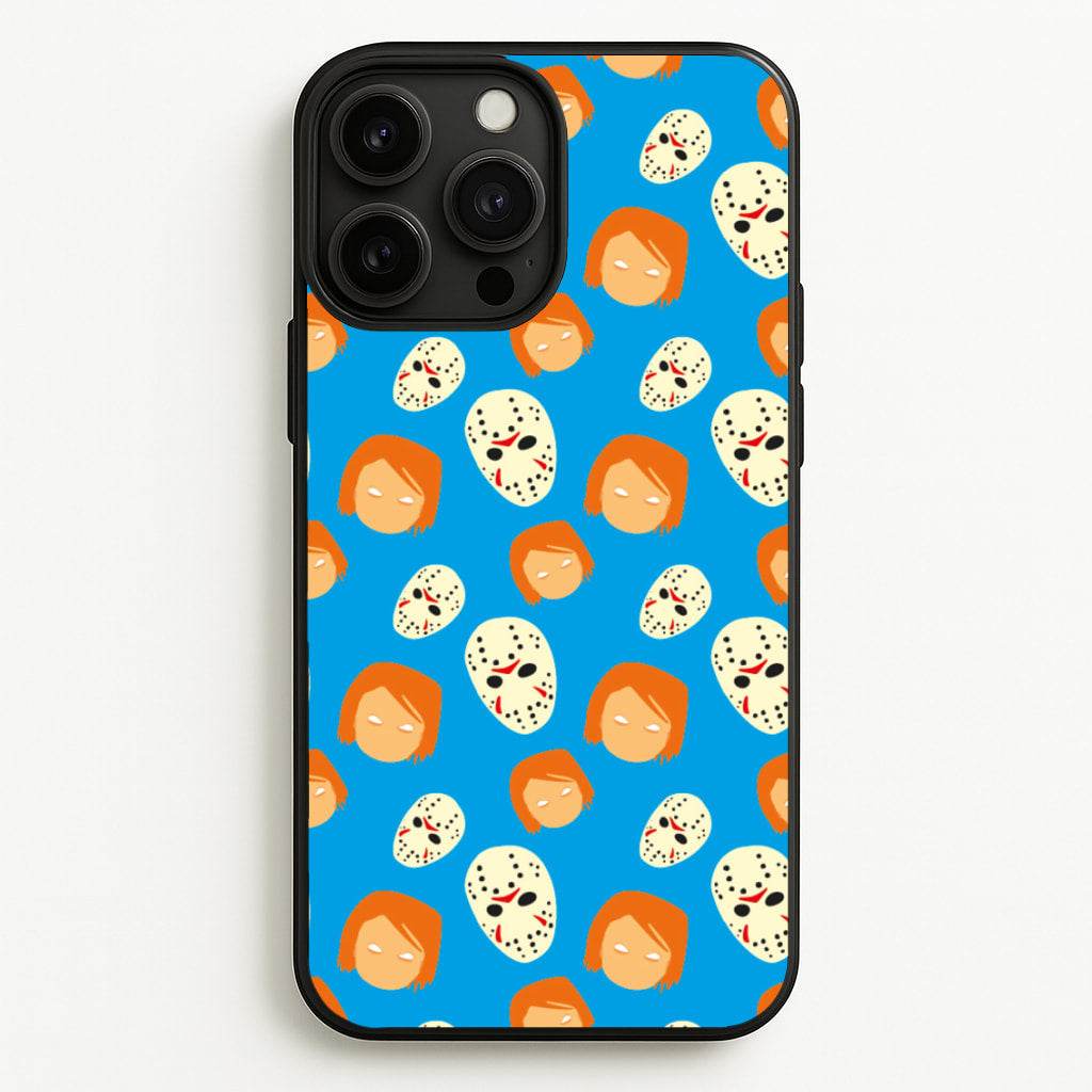 Chucky And Jason Pattern - Halloween - Halloween Phone Case for iPhone 13 Pro Max