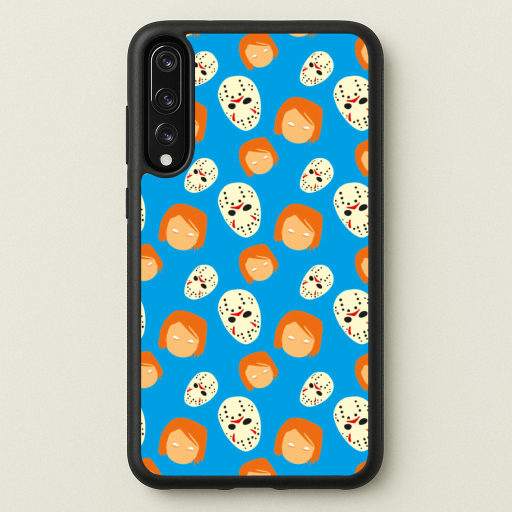 Chucky And Jason Pattern - Halloween - Halloween Phone Case for Huawei P20 Pro