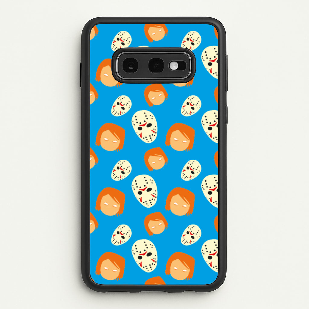 Chucky And Jason Pattern - Halloween - Halloween Phone Case for Galaxy S10e