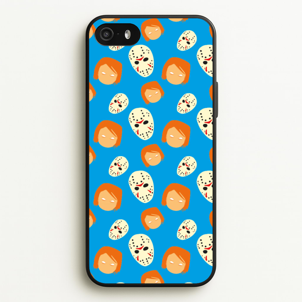 Chucky And Jason Pattern - Halloween - Halloween Phone Case for iPhone 5 / 5s / SE 2016