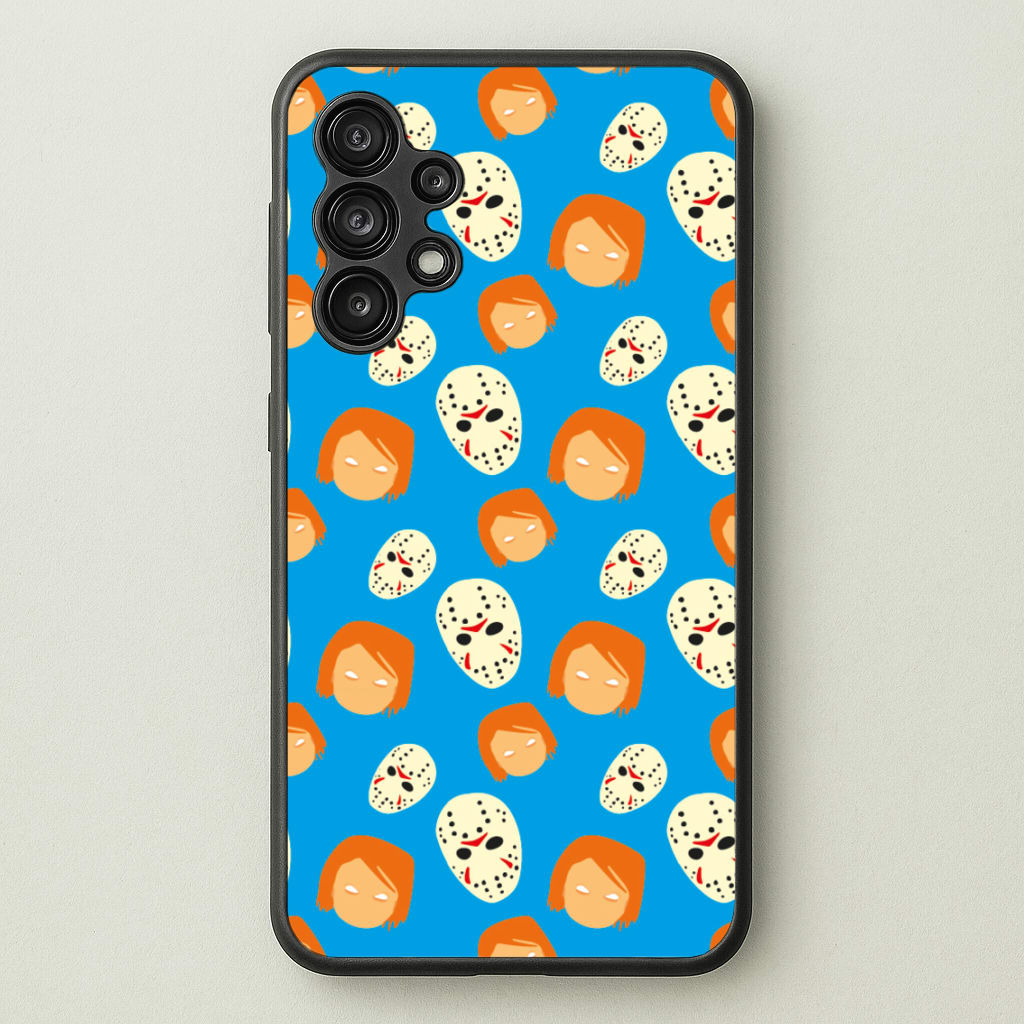 Chucky And Jason Pattern - Halloween - Halloween Phone Case for Galaxy A13