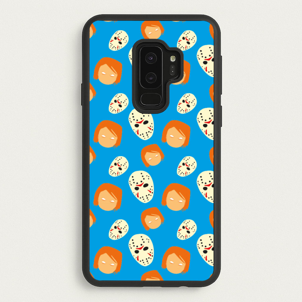 Chucky And Jason Pattern - Halloween - Halloween Phone Case for Galaxy S9 Plus