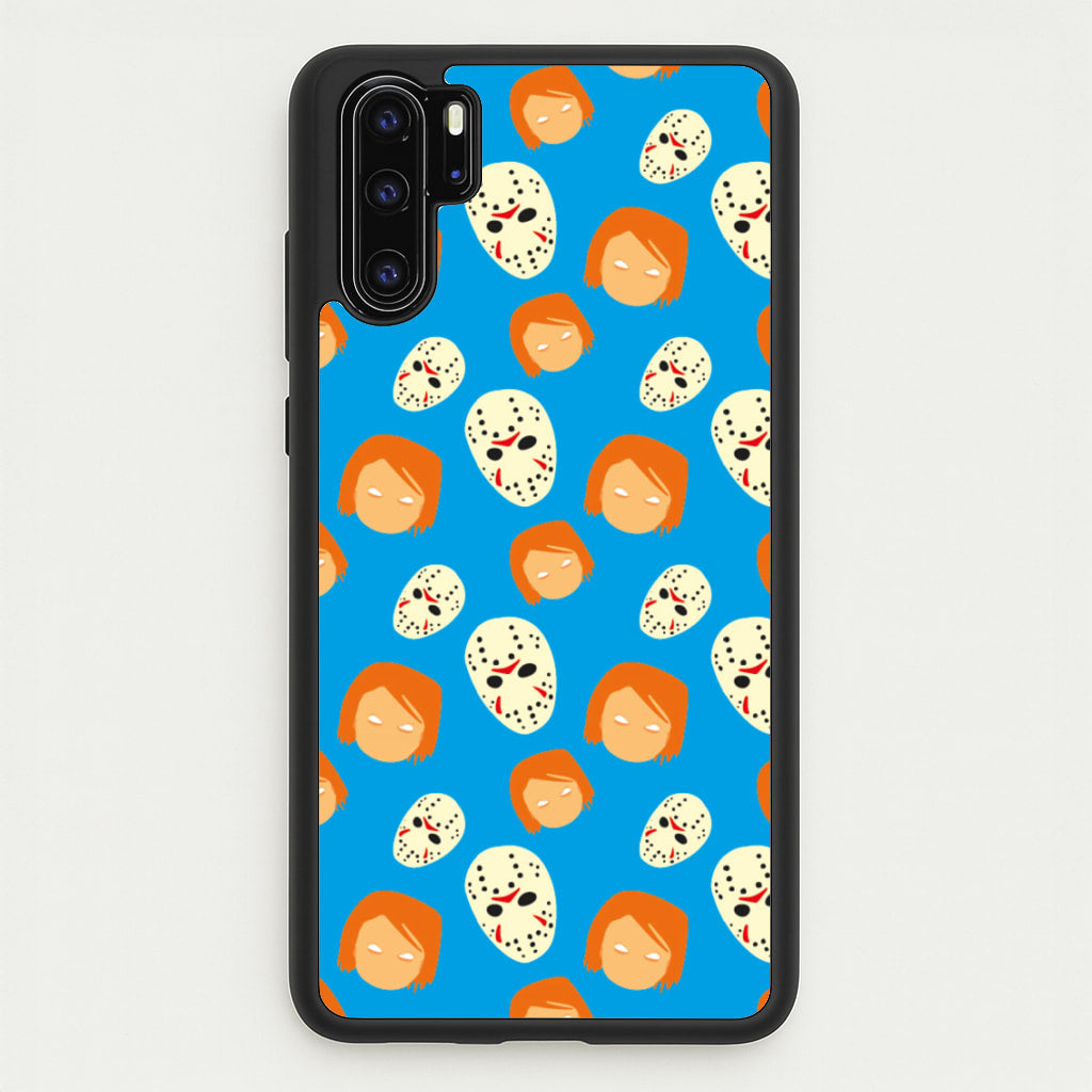 Chucky And Jason Pattern - Halloween - Halloween Phone Case for Huawei P30 Pro