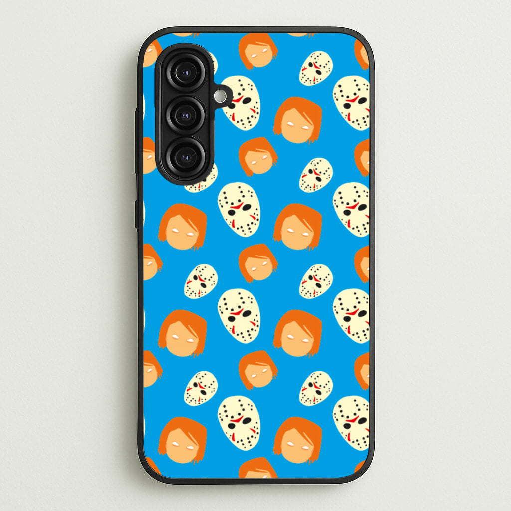 Chucky And Jason Pattern - Halloween - Halloween Phone Case for Galaxy A16