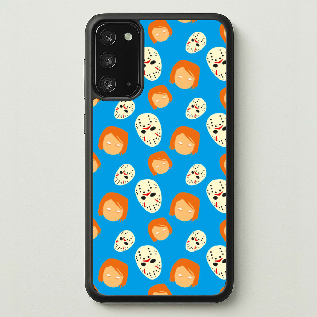 Chucky And Jason Pattern - Halloween - Halloween Phone Case for Galaxy Note 20