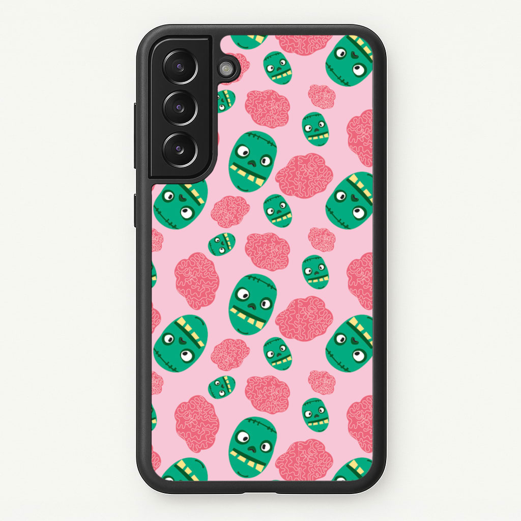 Frankenstein And Brains - Halloween - Halloween Phone Case for Galaxy S22