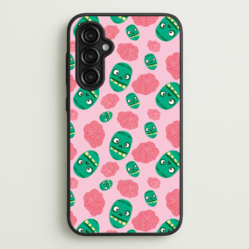 Frankenstein And Brains - Halloween - Halloween Phone Case for Galaxy A14