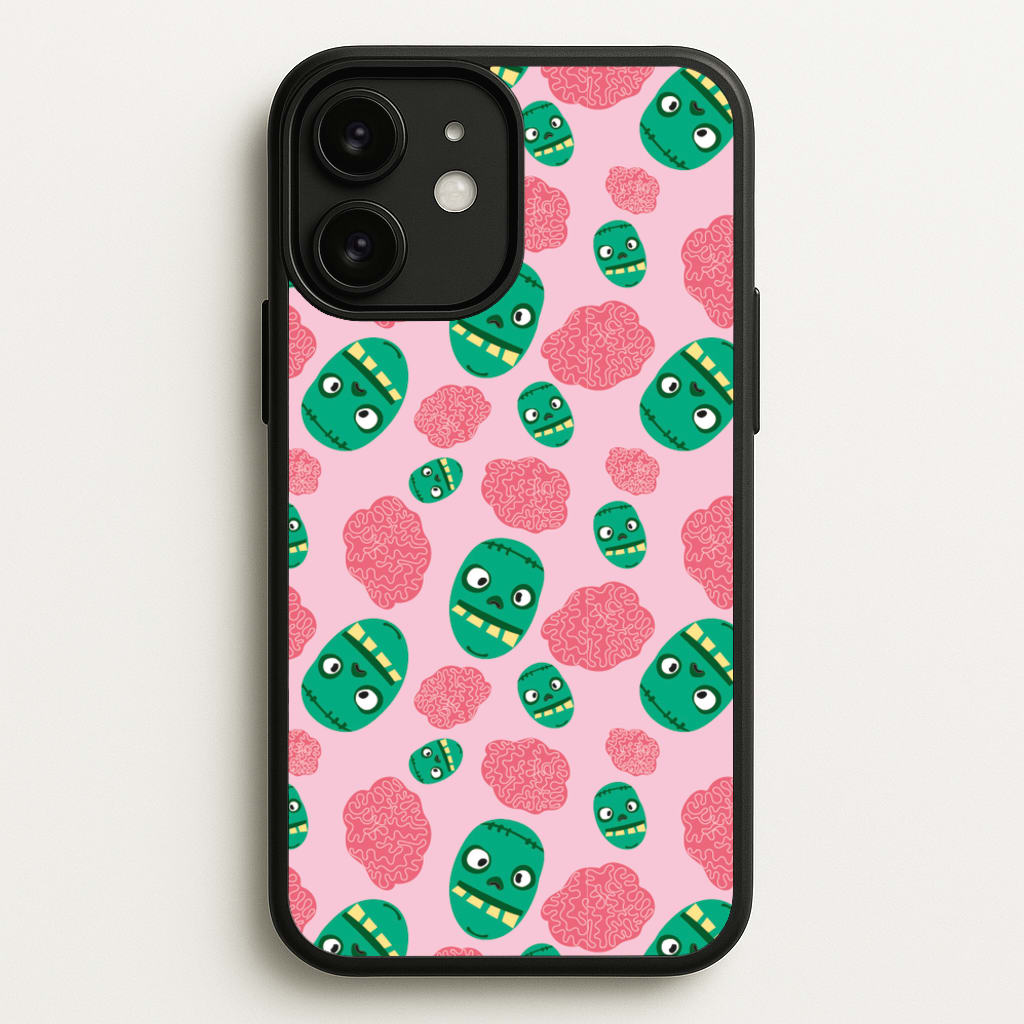 Frankenstein And Brains - Halloween - Halloween Phone Case for iPhone 11