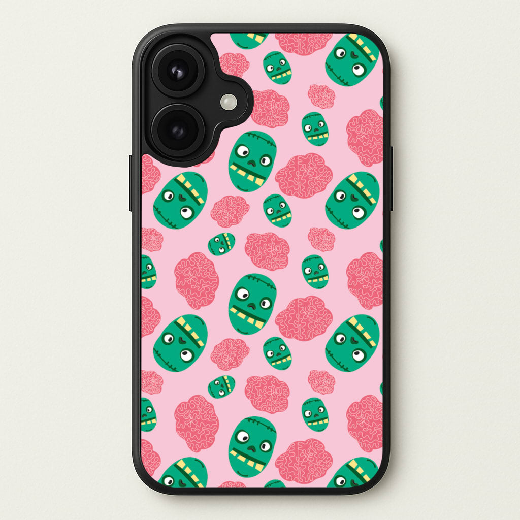 Frankenstein And Brains - Halloween Phone Case for iPhone 17