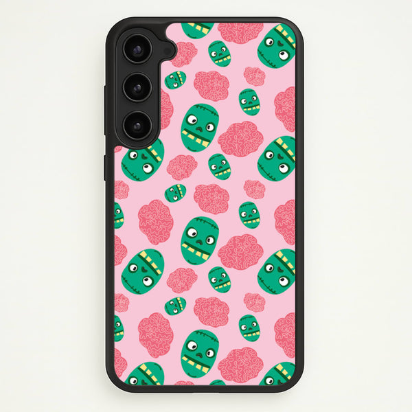 Frankenstein And Brains - Halloween - Halloween Phone Case for Galaxy S23