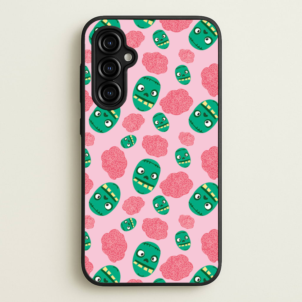 Frankenstein And Brains - Halloween - Halloween Phone Case for Galaxy A54