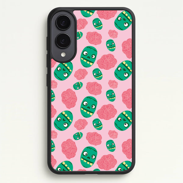 Frankenstein And Brains - Halloween - Halloween Phone Case for Galaxy S25 Edge