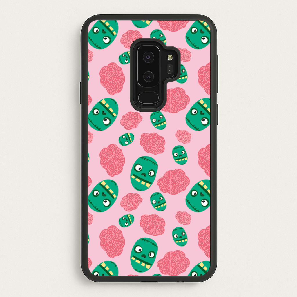 Frankenstein And Brains - Halloween - Halloween Phone Case for Galaxy S9 Plus