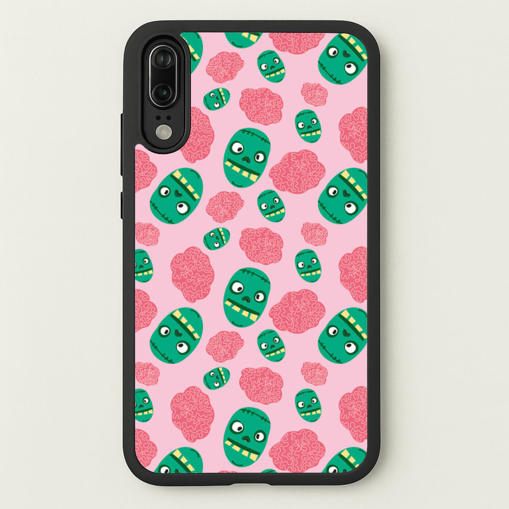 Frankenstein And Brains - Halloween - Halloween Phone Case for Huawei P20