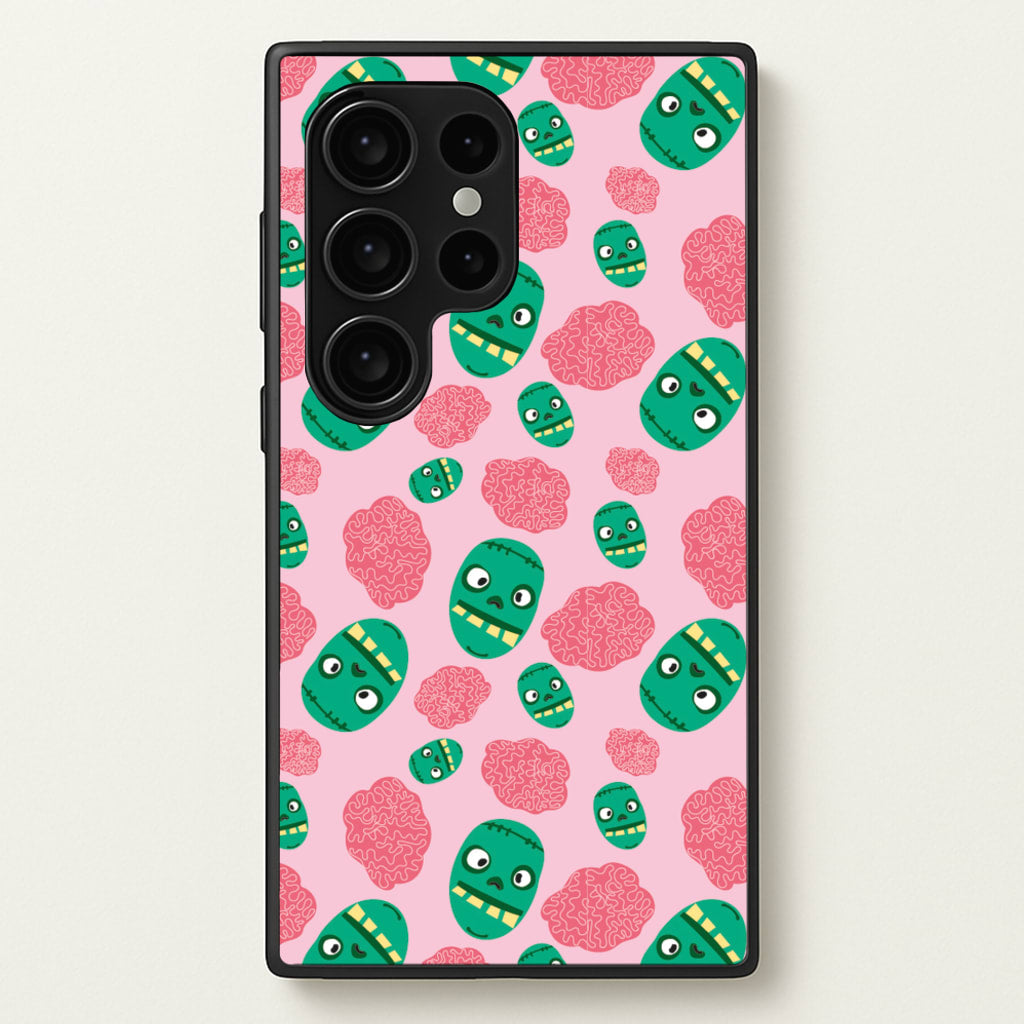 Frankenstein And Brains - Halloween - Halloween Phone Case for Galaxy S24 Ultra