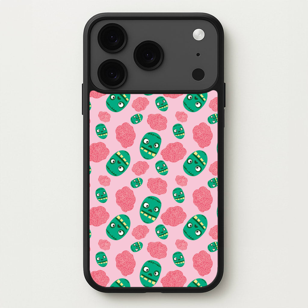Frankenstein And Brains - Halloween Phone Case for iPhone 17 Pro