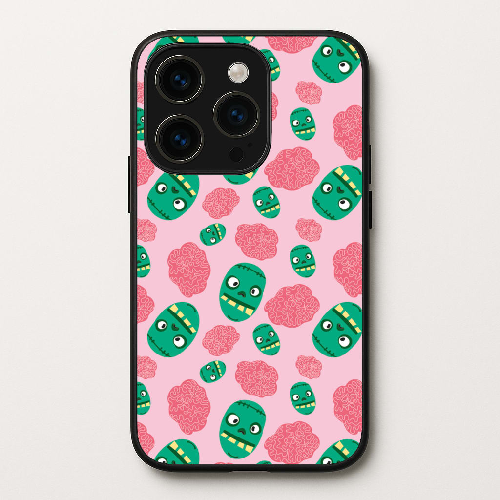 Frankenstein And Brains - Halloween - Halloween Phone Case for iPhone 14 Pro