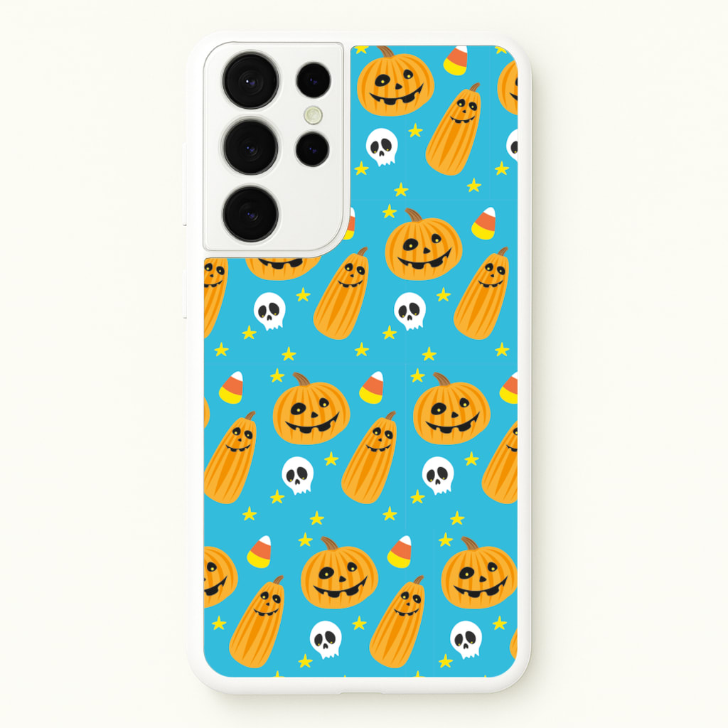 Halloween Pattern 1 - Halloween Phone Case for Galaxy S21 Ultra