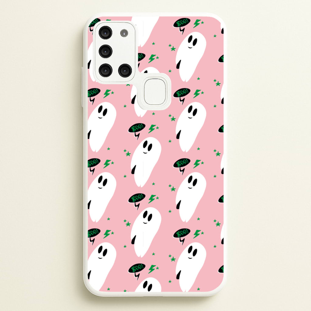 Halloween Pattern 2 - Halloween Phone Case for Galaxy A21s