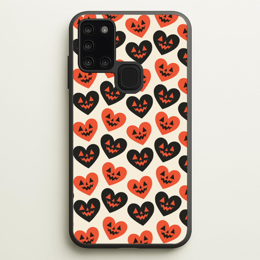 Halloween Pattern 13 - Halloween Phone Case for Galaxy A21s