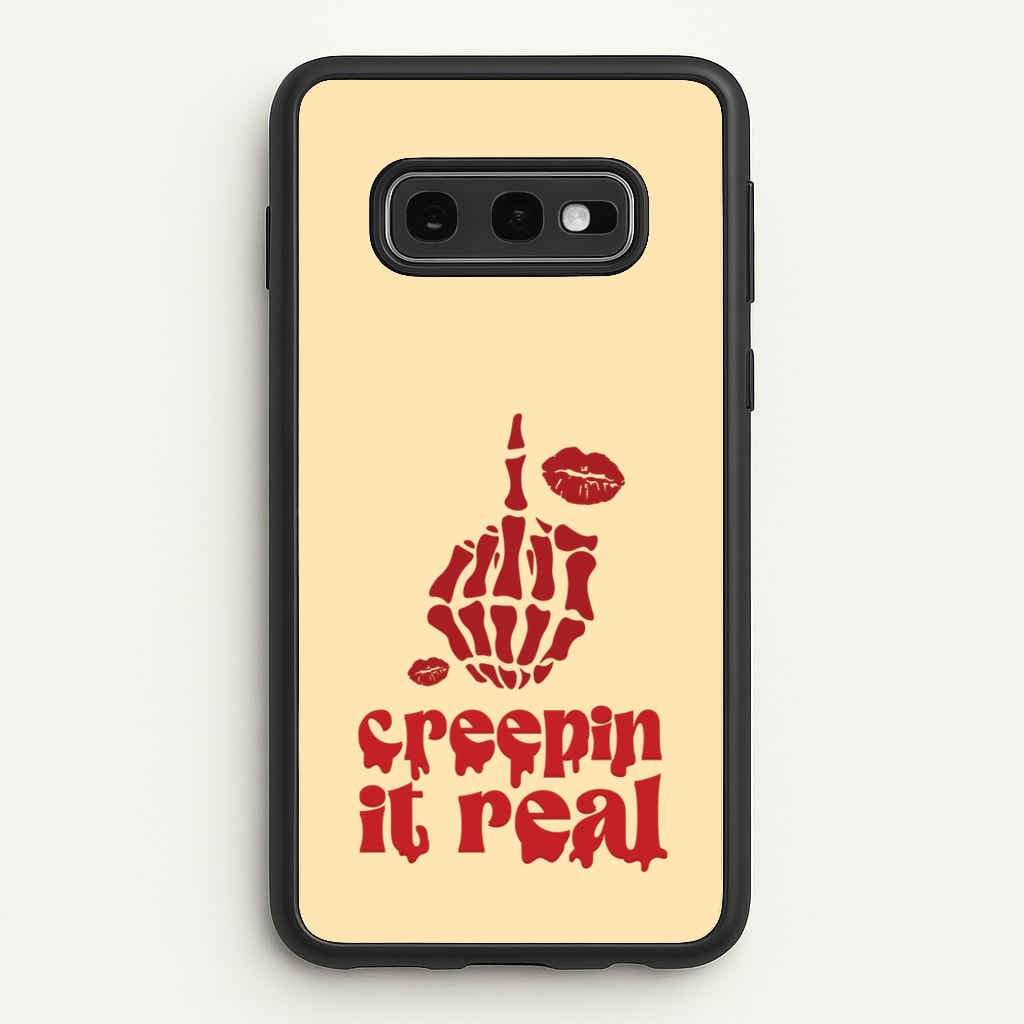 Creepin It Real - Halloween Phone Case for Galaxy S10e