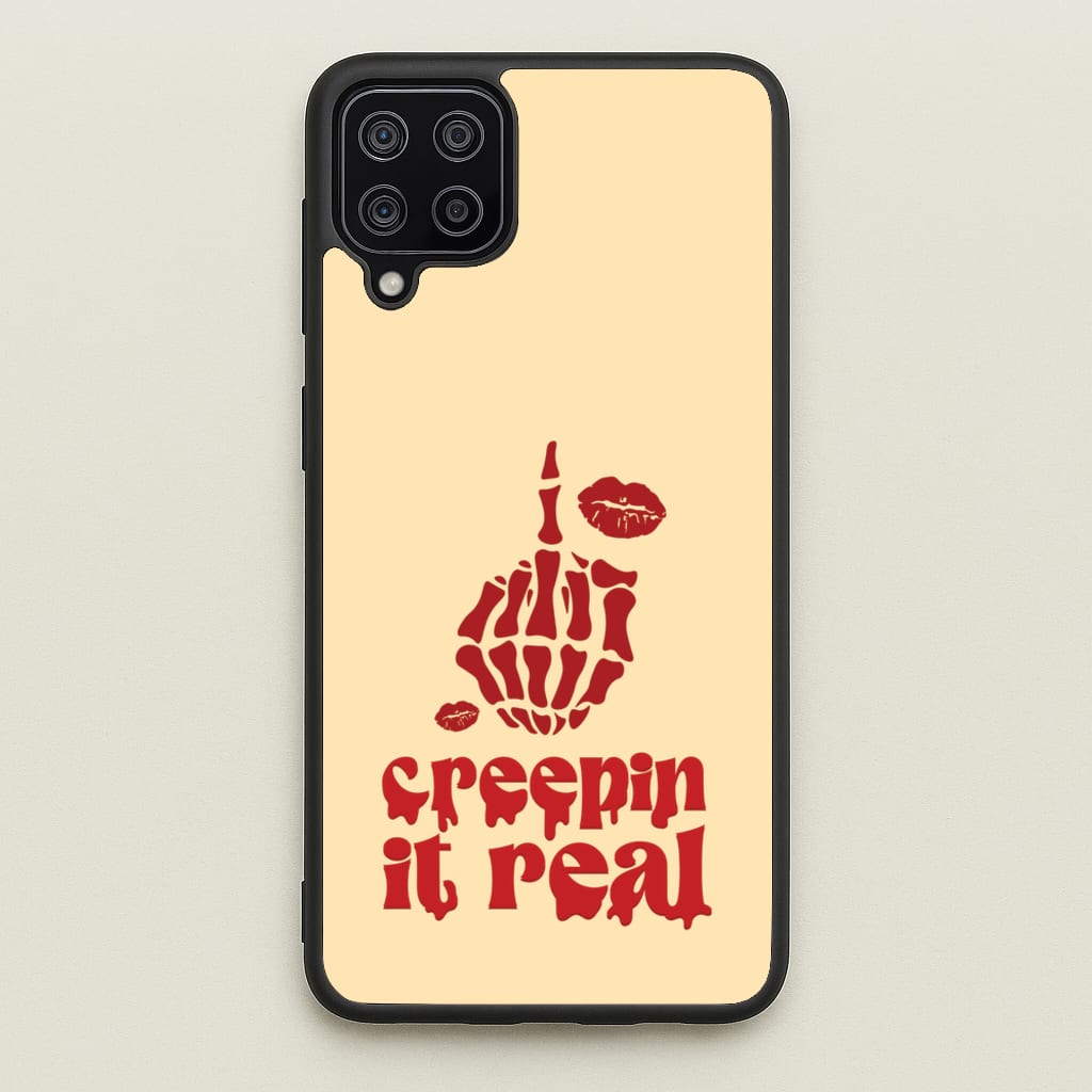 Creepin It Real - Halloween Phone Case for Galaxy A12